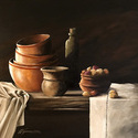 Flemish Bowls -  16 x 20   Acrylic on canvas