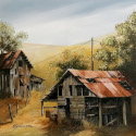 Two in Ojai  -  24 x 24   Acrylic on canvas