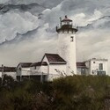 Lighthouse  36 x 24   Acrylic on canvas