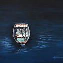 Santa Barbara Dingy  24 x 30   Acrylic on canvas