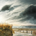 Storm on Long Beach Island - 20 x 24   Acrylic on canvas