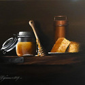 Cornbread  -  11 x 14   Acrylic on canvas. SOLD